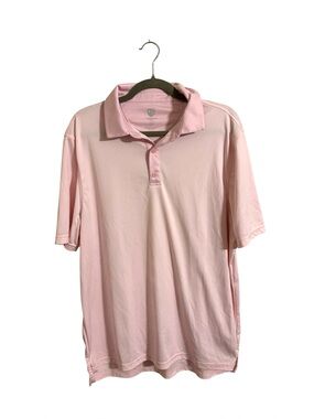 Graham Luxe Hamill Pink Polo Shirt Men’s Large
